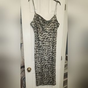 Express Cowl Neck Midi Slip Dress XL